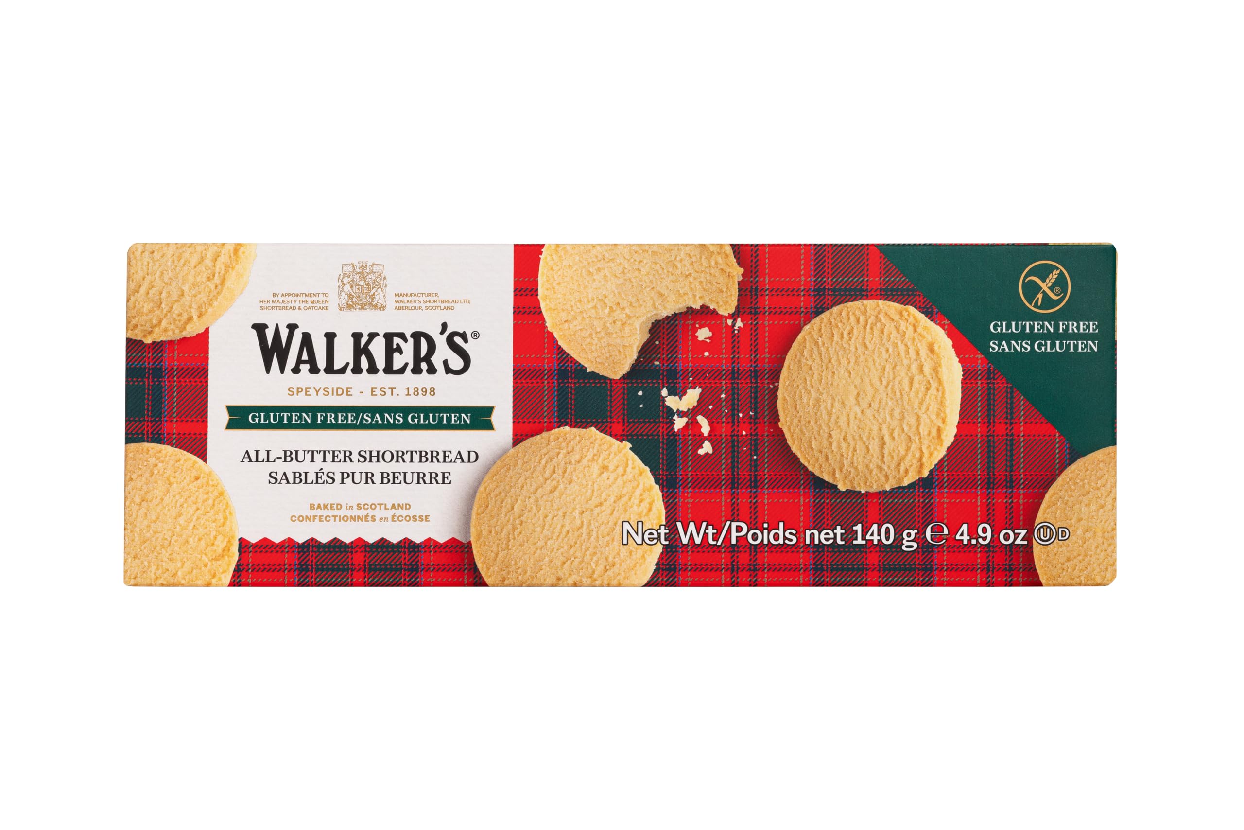 Walkers Gluten-Free Shortbread Rounds